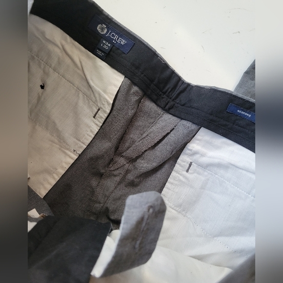 J.CREW Factory Bedford Pants Size 34 in Grey - Picture 5 of 12